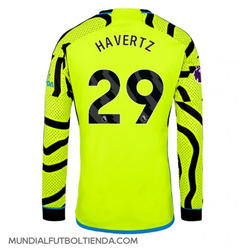 Camiseta Arsenal Kai Havertz #29 Segunda Equipación Replica 2023-24 mangas largas